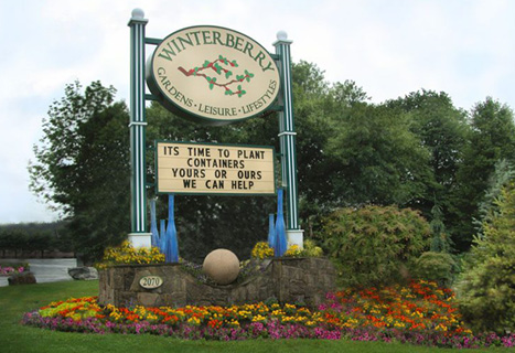 Winterberry Gardens Sign